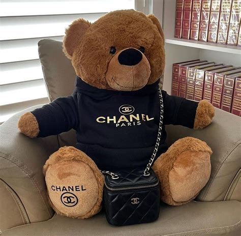 teddy bear chanel|Chanel bedspread teddy bear.